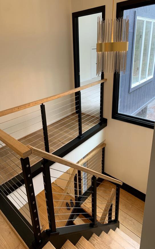 After renovation – Chandelier in Oakton, VA - Cobb Hill Ln