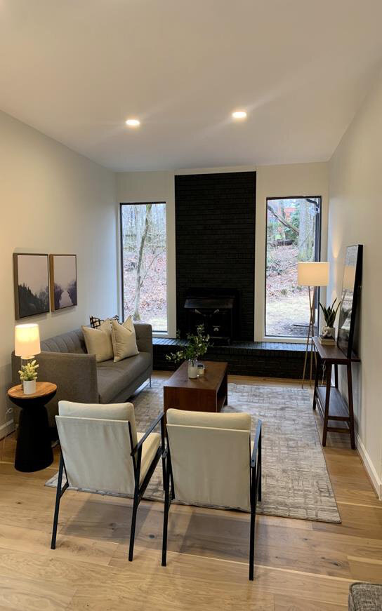 After renovation – Family Room in Oakton, VA - Cobb Hill Ln