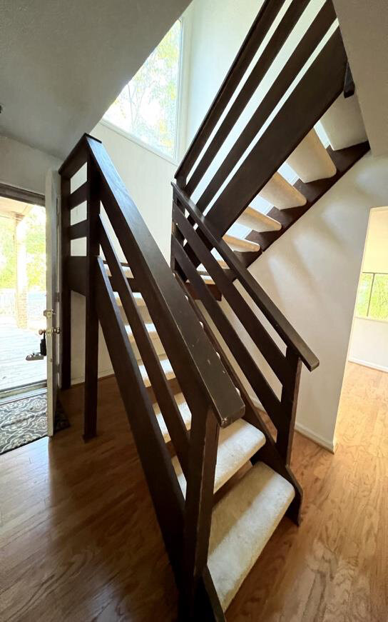 Before renovation – Staircase in Oakton, VA - Cobb Hill Ln
