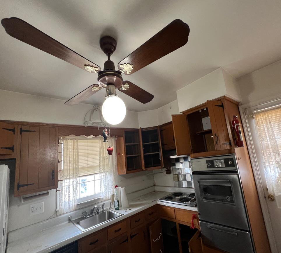 Before renovation – Kitchen in Alexandria, VA - Maxine Court