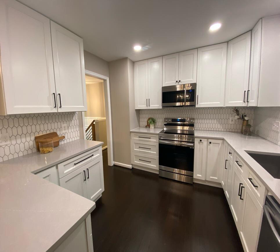 After renovation – Kitchen in Annandale, VA - Montgomery St