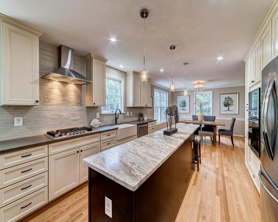 After renovation – Kitchen in Burke, VA - Gaines St