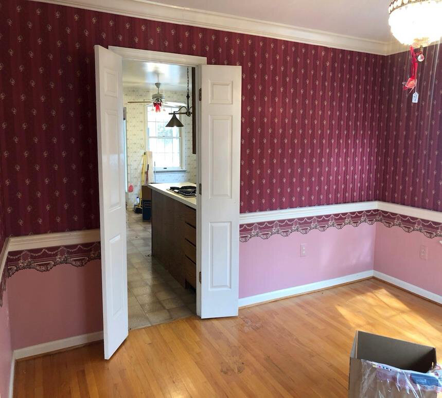 Before renovation – Kitchen in Burke, VA - Gaines St