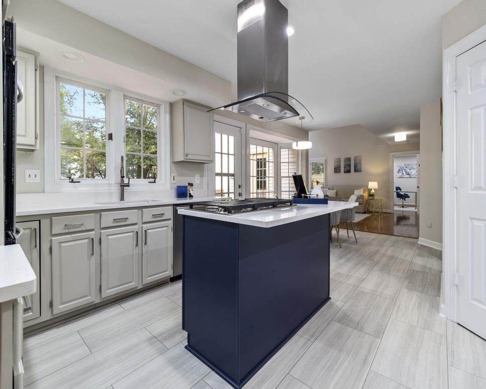 After renovation – Kitchen in Centreville, VA - Flag Staff Ct