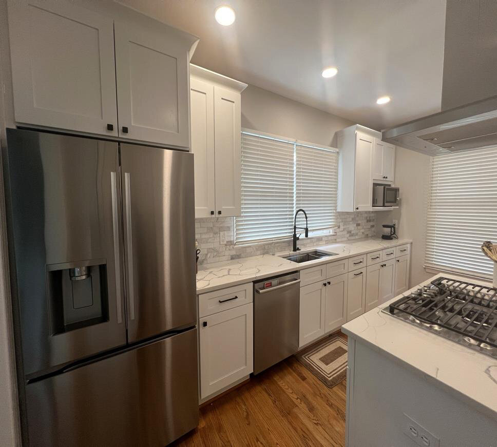 After renovation – Kitchen in Herndon, VA - Kingstream Cir