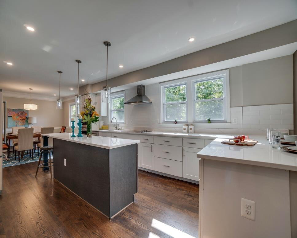 After renovation – Kitchen in McLean, VA - Saddleback Ct