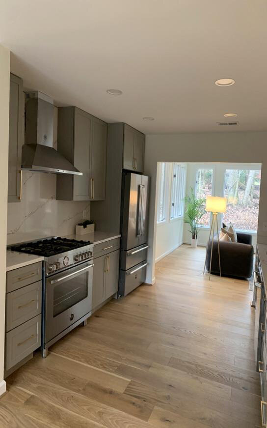 After renovation – Kitchen in Oakton, VA - Cobb Hill Ln