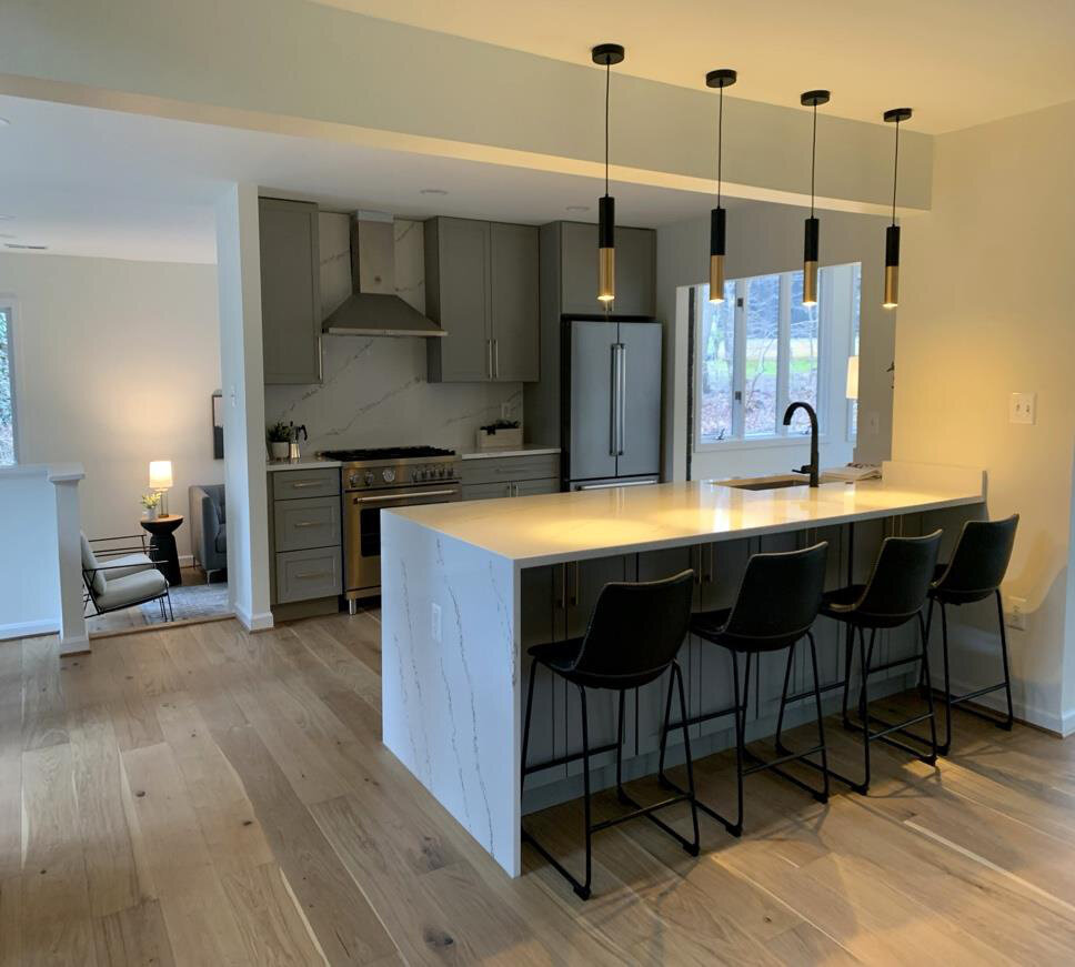 After renovation – Kitchen in Oakton, VA - Cobb Hill Ln