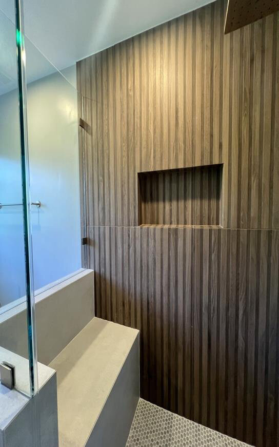 After renovation – Primary Bathroom in Rockville, MD - Sweetwood Ave