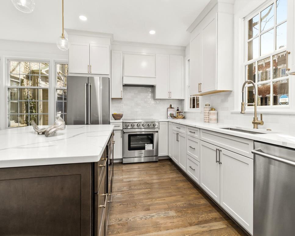 After renovation – Kitchen in Washington, DC - 34th St NW