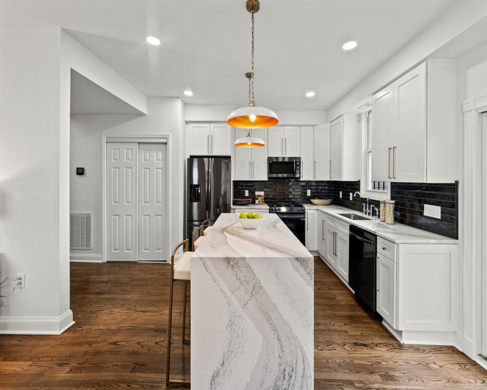 After renovation – Kitchen in Washington, DC - 7th Street NW
