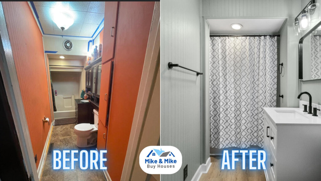 Before and After of Bathroom at 802 N Indiana Ave Kokomo, IN 46901 Before and After of Bathroom at 802 N Indiana Ave Kokomo, IN 46901