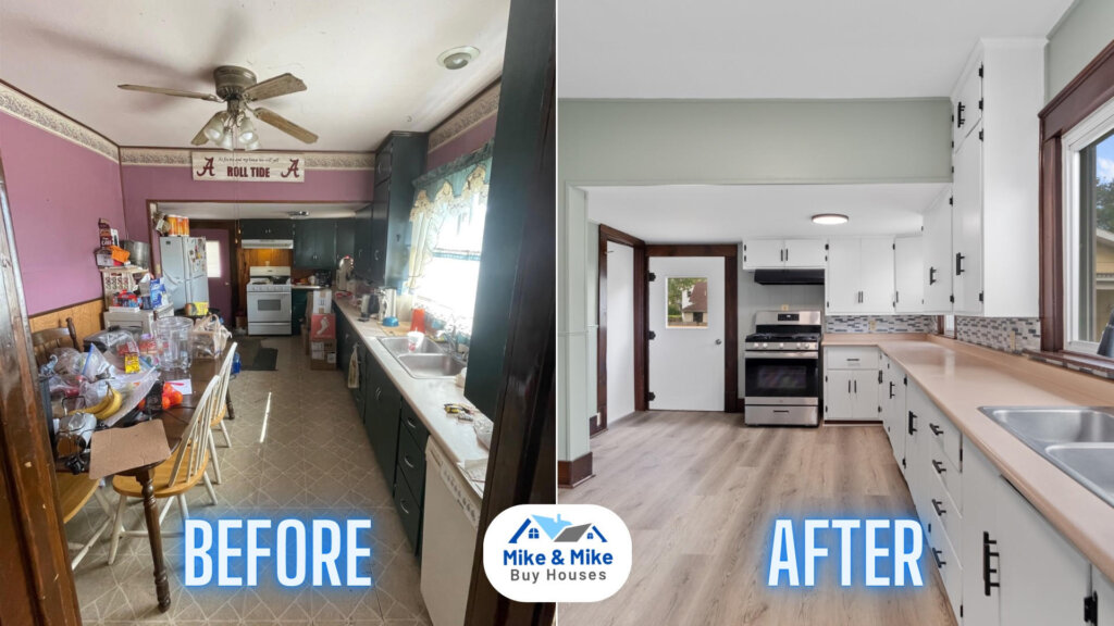 Before and After of Kitchen at 802 N Indiana Ave Kokomo, IN 46901 Before and After of Kitchen at 802 N Indiana Ave Kokomo, IN 46901