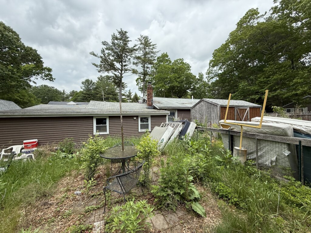 "Cash home buyer renovation project in Halifax MA – before at 43 Buttonwood Road