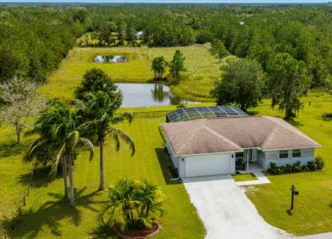 selling land in a subdivision in Alva Florida