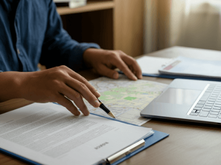 selling land for transportation or infrastructure project