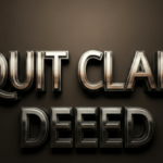quit claim deed on land Kenansville Florida