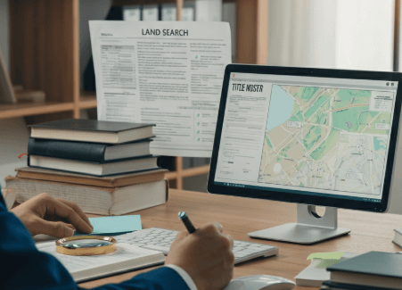 conducting a title search when buying land in florida
