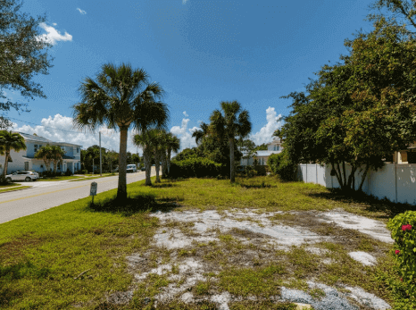 how big is a city lot in florida