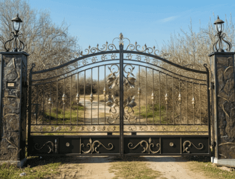 iron gate designs for your florida land
