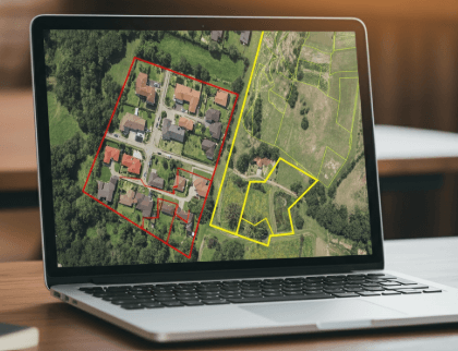 satellite maps that show property lines free