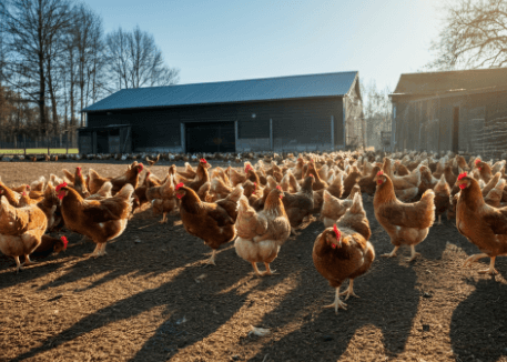 start a chicken farm on land in florida