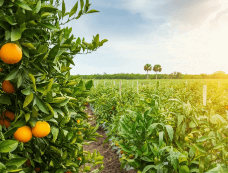 what crops are grown in Florida