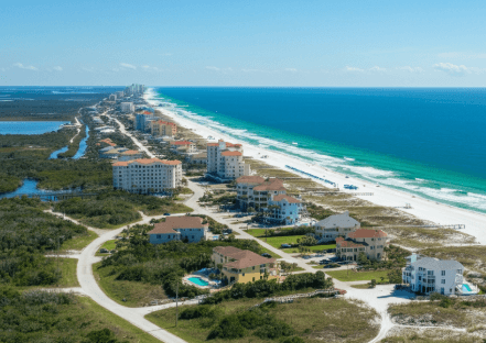 how land auctions work in Perdido Key