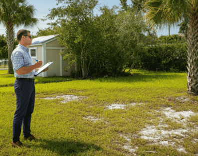 selling land with existing structures in Ruskin