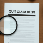 quit claim deed land in mount dora florida
