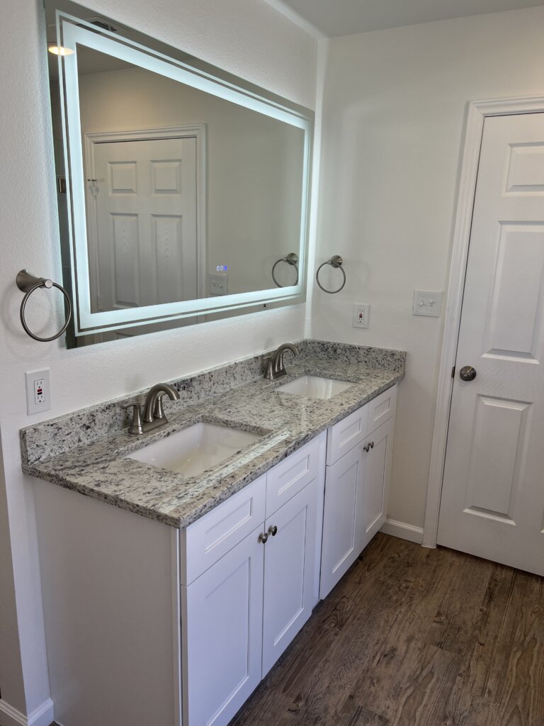 after renovation from fire damage
