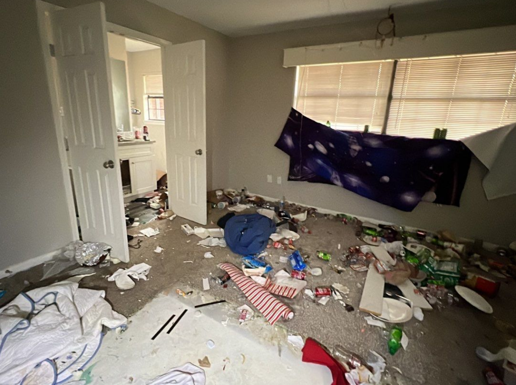 damage from squatters
