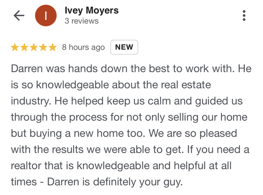 Darren Dickout Realtor Review Ivey