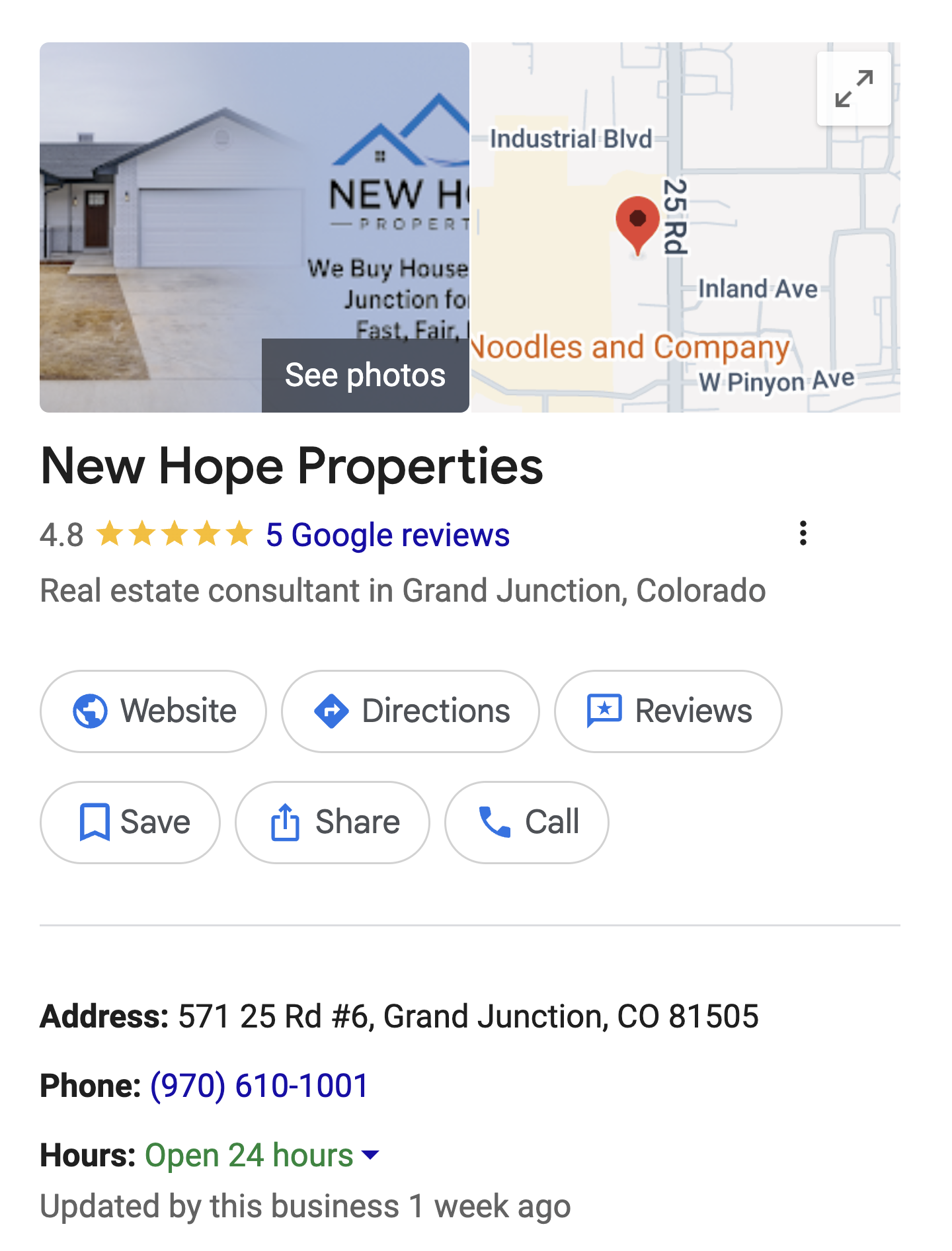Grand Junction Google Verified Home Buyer