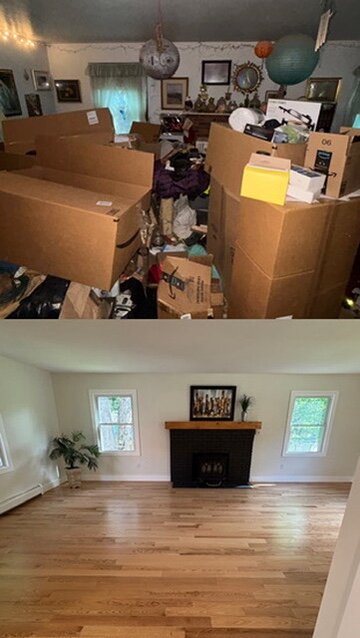 180 Laurel Hill before and after, photo 5 of 9