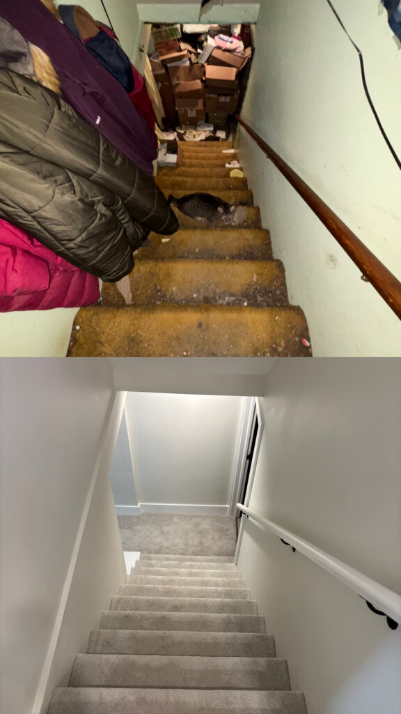 180 Laurel Hill before and after, photo 9 of 9