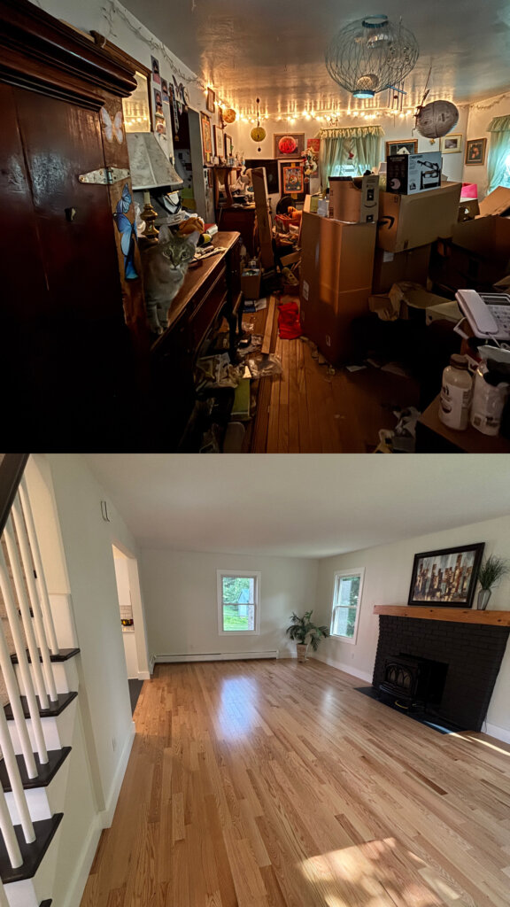 180 Laurel Hill before and after, photo 4 of 9