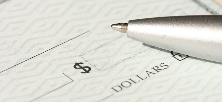 Cash offer check