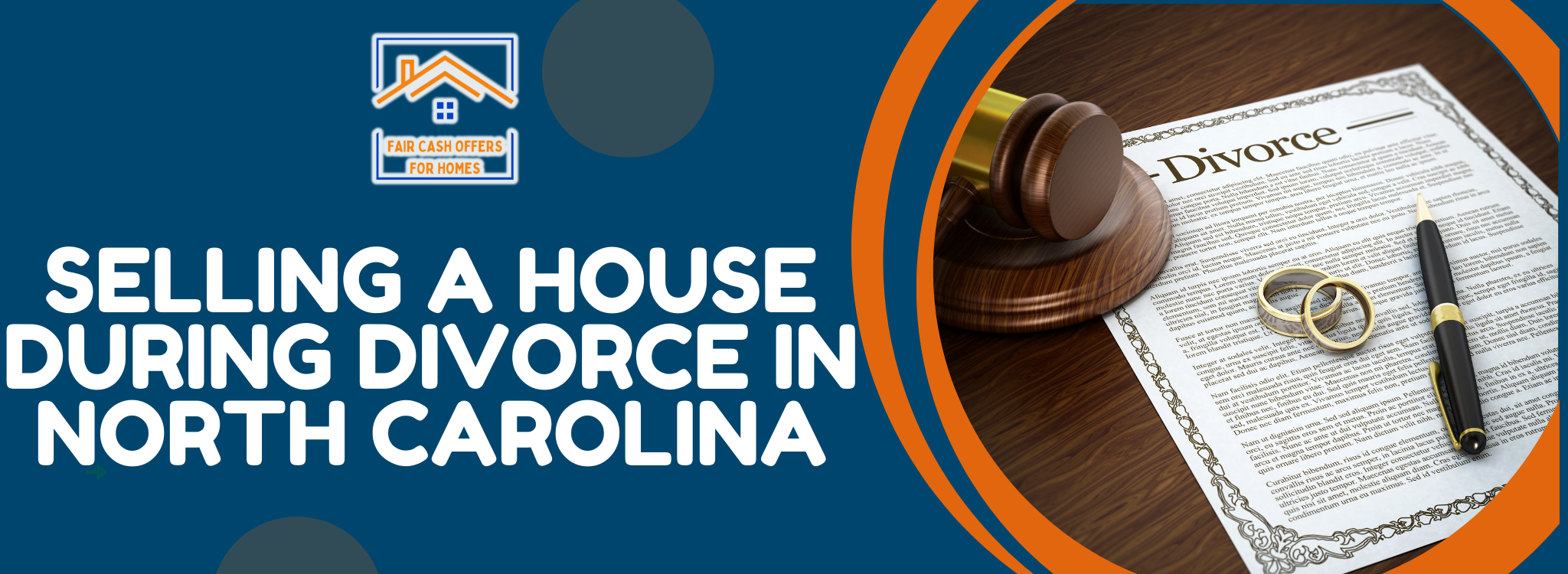 how to sell house during divorce in North Carolina