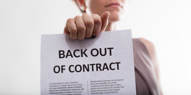 When Can a Seller Back Out of Contract Alabama