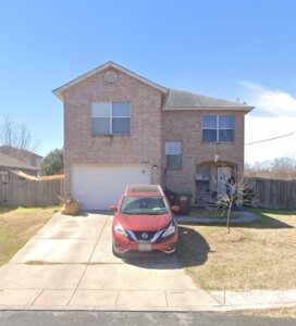 Two story foreclosure property reviewed by Bexar Street Group