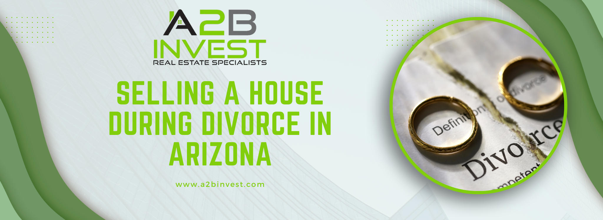 selling a house divorce in Arizona