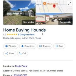 Home Buying Hounds Google Location Fort Worth
