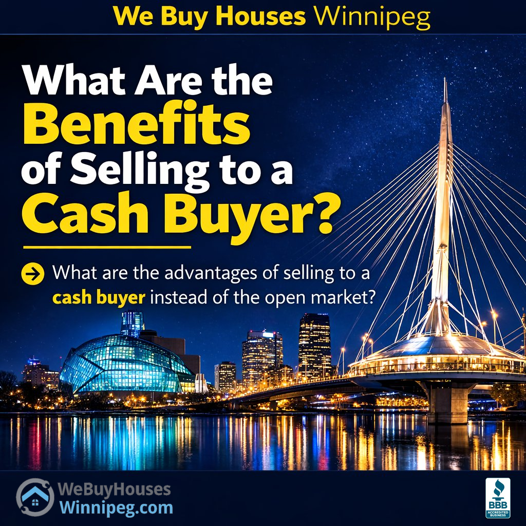 Benefits of selling to a cash home buyer in Winnipeg - We Buy Houses Winnipeg