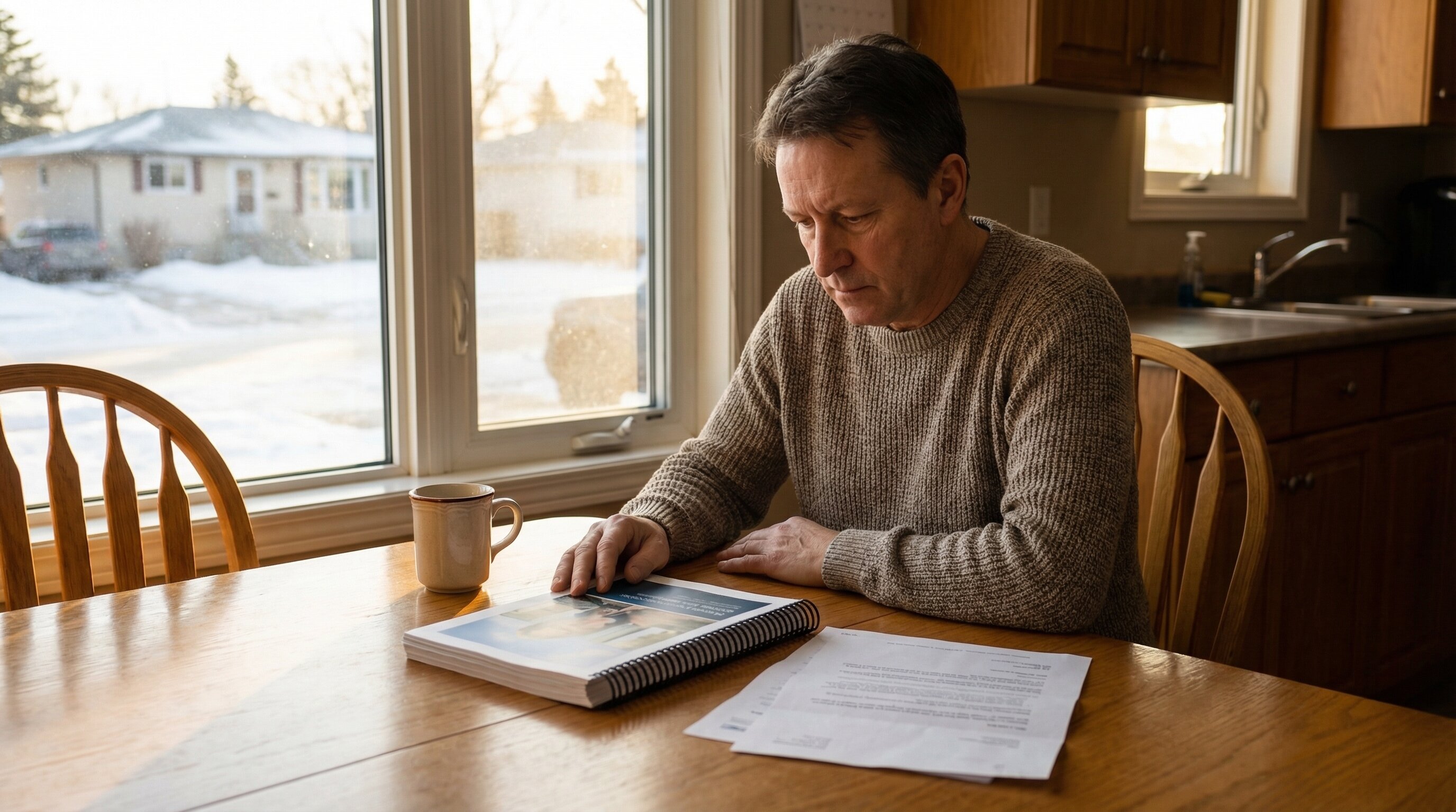 Winnipeg homeowner comparing cash offer vs realtor listing options