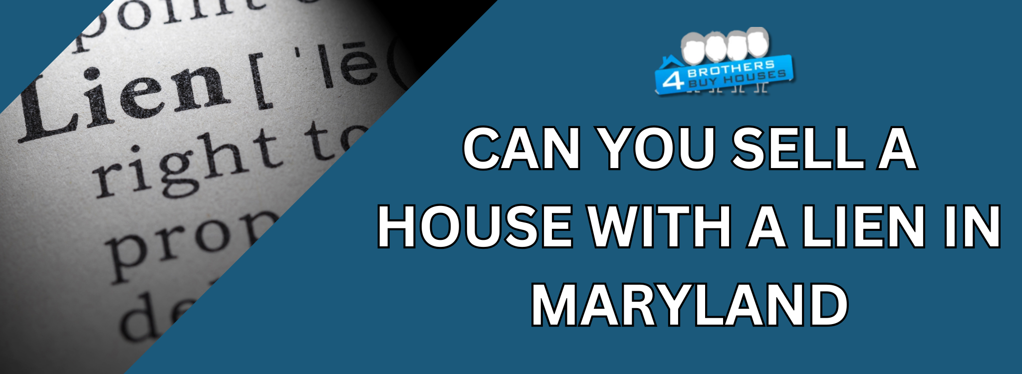 Sell My House With Lien In Maryland