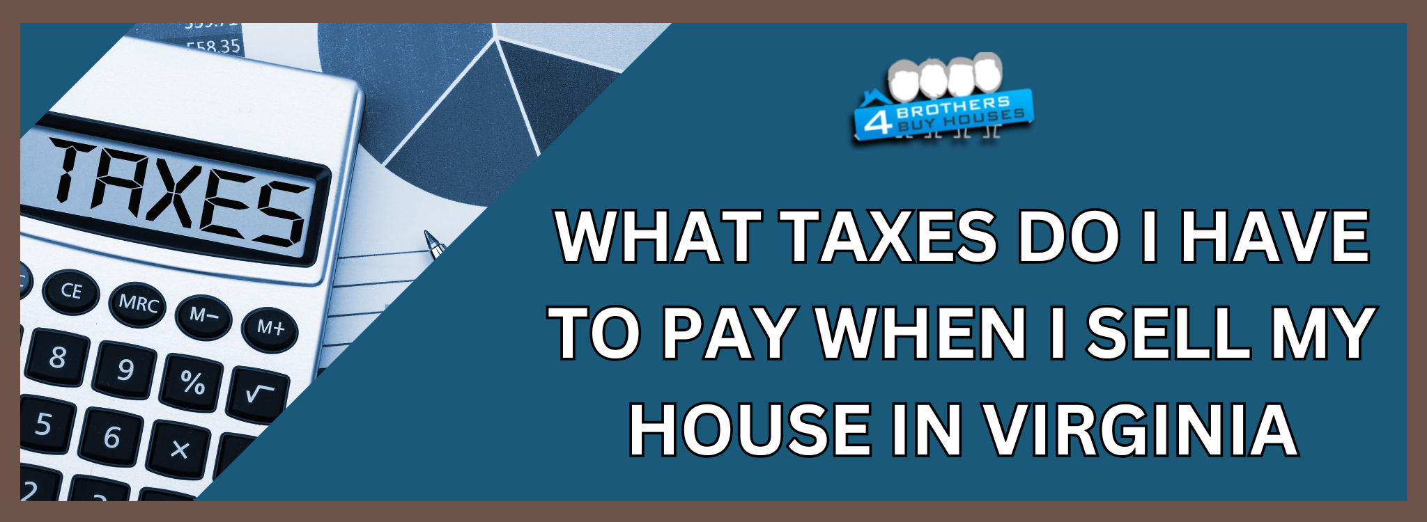 What taxes do I have to pay when selling property in Virginia