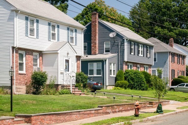 Local Massachusetts suburban neighborhood