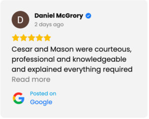 Google Review Daniel M.