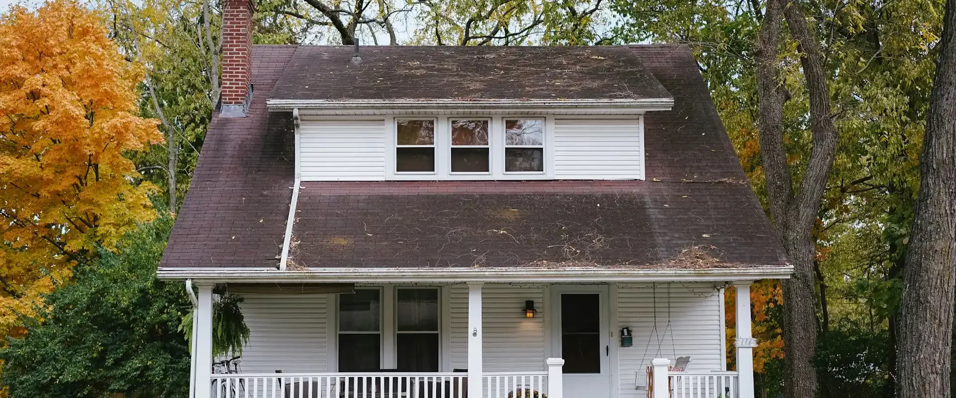 House needing repairs.